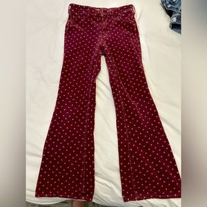 Beautiful flare boot cut pant. Delicious rich color
